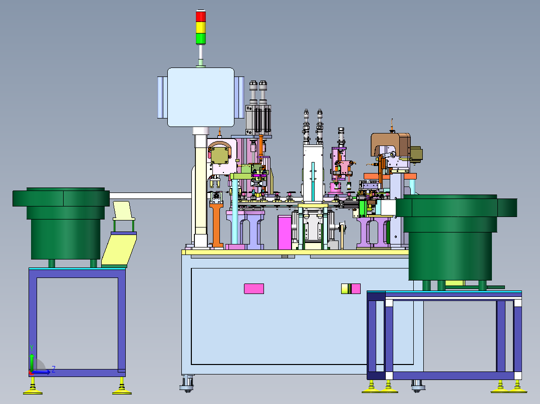 头帽组装检测机sw17可编辑左视图