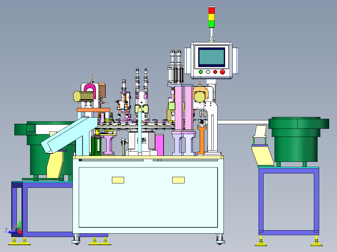 头帽组装检测机sw17可编辑右视图