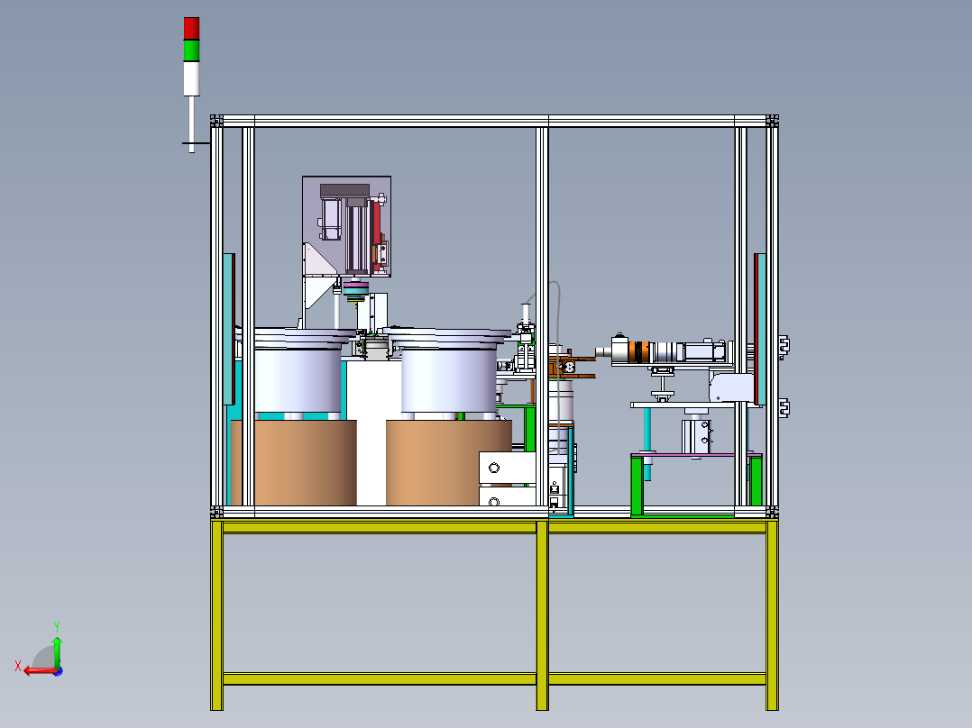 自动插管组装压入设备sw18可编辑后视图