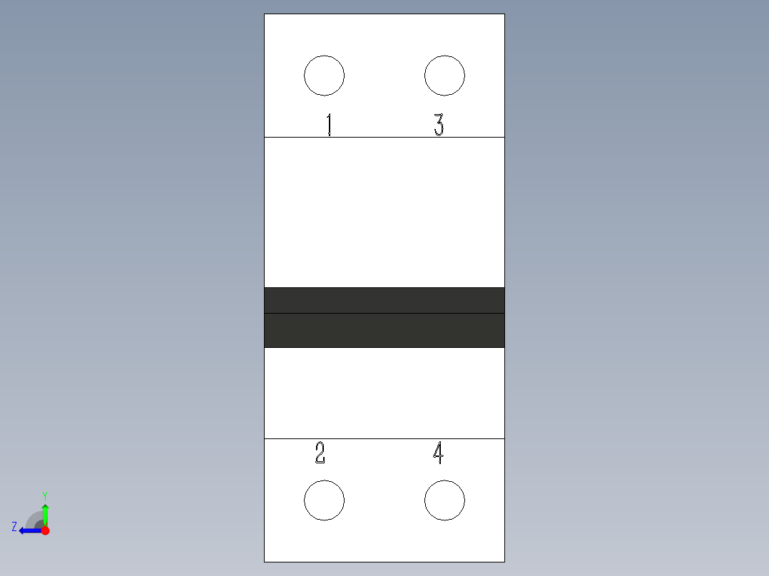 德力西电气-CDB7-63 2P右视图