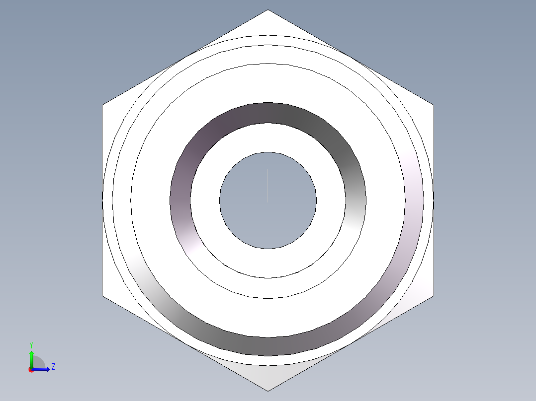 直通接头-G、1D-16左视图