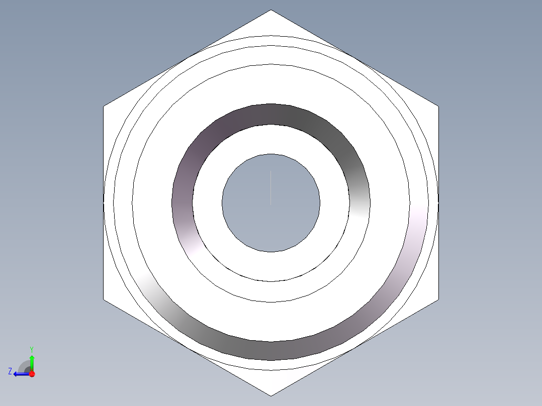 直通接头-G、1D-16右视图