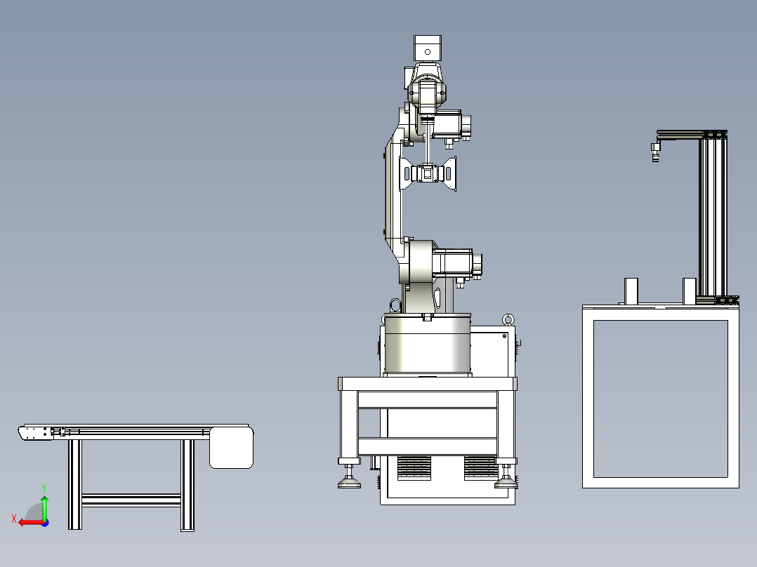 视觉检测后视图