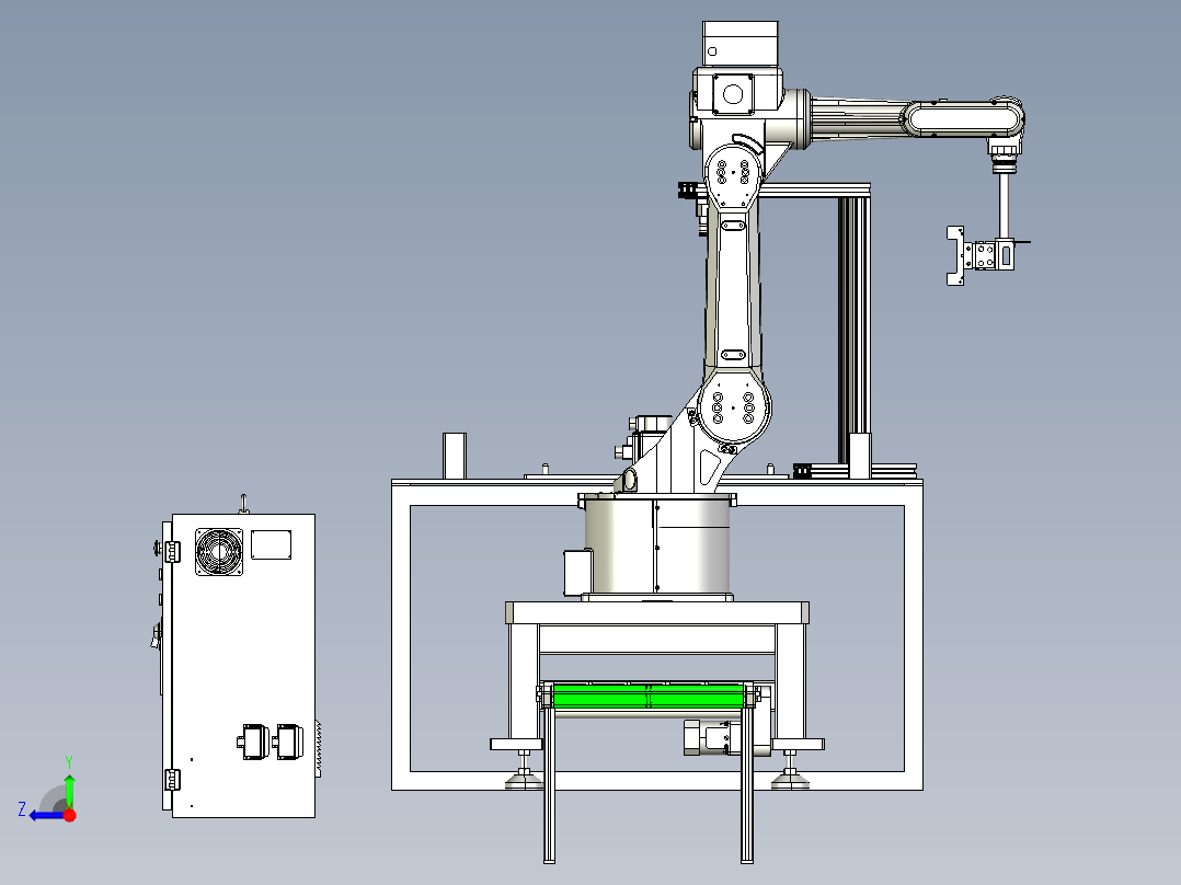 视觉检测右视图