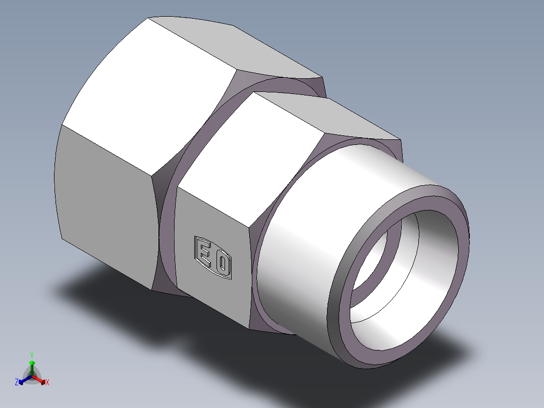 直通同径度接头、2D-30主视图