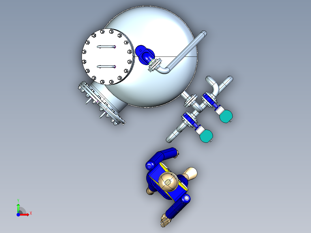 B2003942-水过滤器前视图