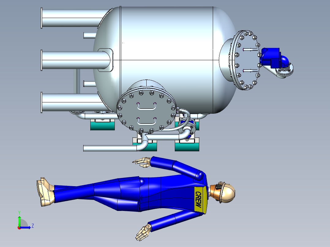 B2003942-水过滤器左视图