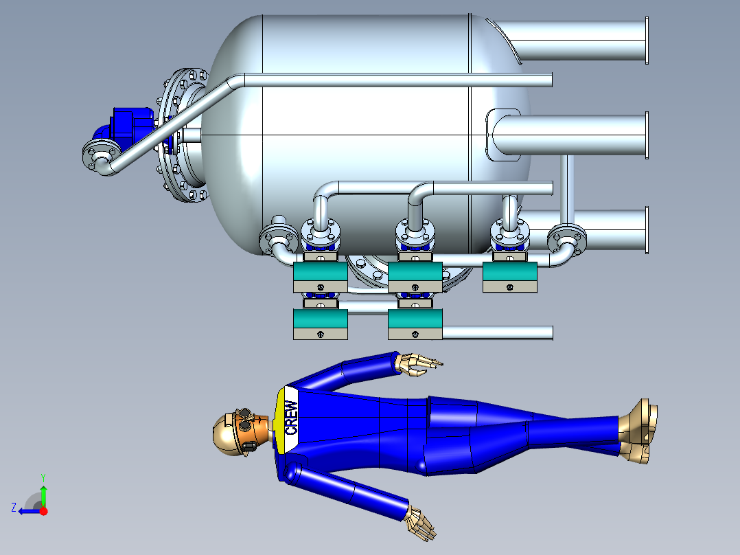 B2003942-水过滤器右视图