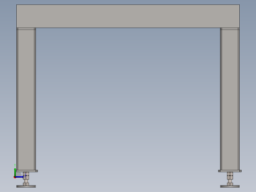 罐体结构左视缩略图