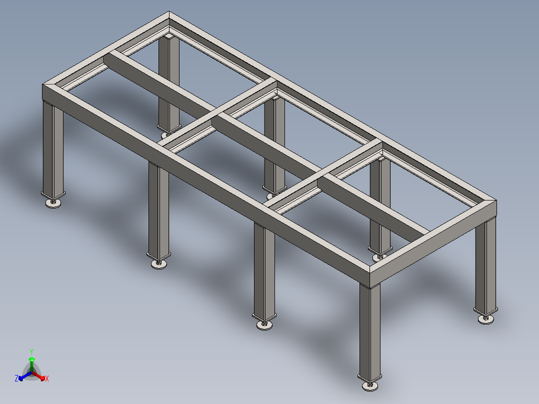 罐体结构正等轴测图