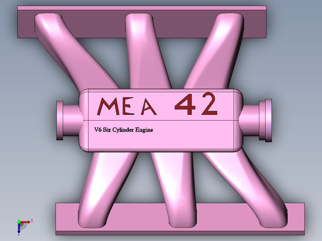 进气歧管俯视图