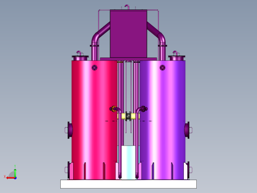 无阀滤池模型图后视缩略图