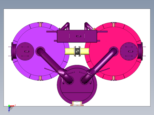 无阀滤池模型图俯视缩略图