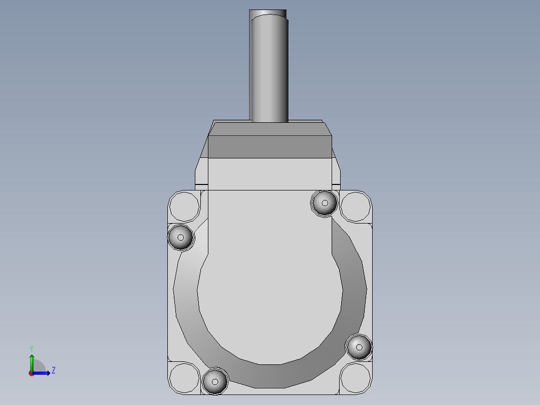 松下伺服电机MSMD5A2G1U左视图