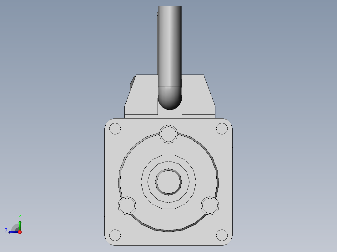 松下伺服电机MSMD5A2G1U右视图