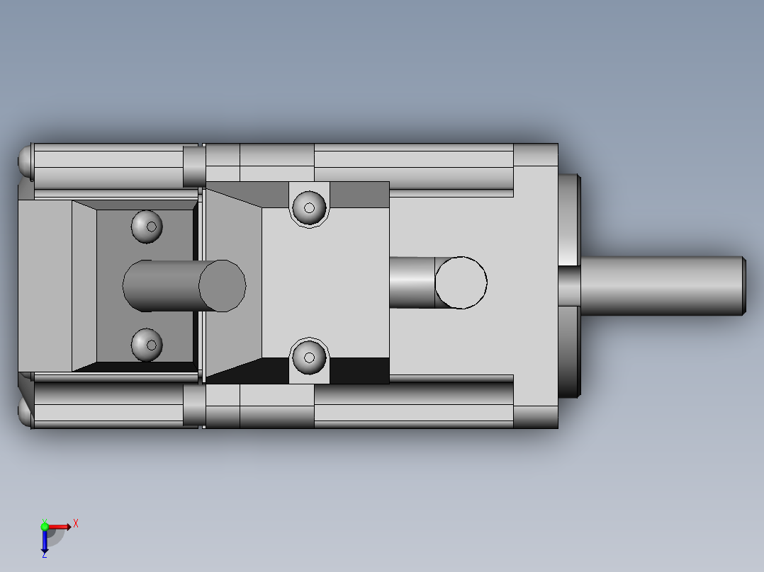 松下伺服电机MSMD5A2G1U俯视图