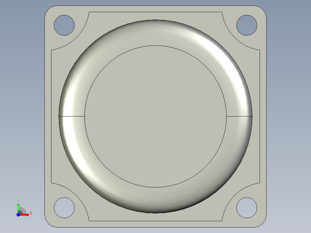 伺服电机MS-90ST(信捷)前视图