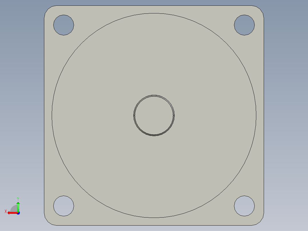 伺服电机MS-90ST(信捷)后视图
