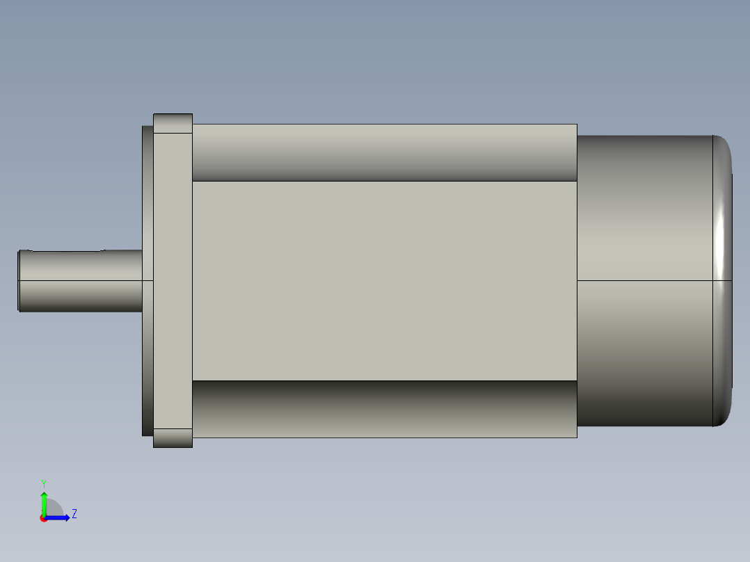 伺服电机MS-90ST(信捷)左视图
