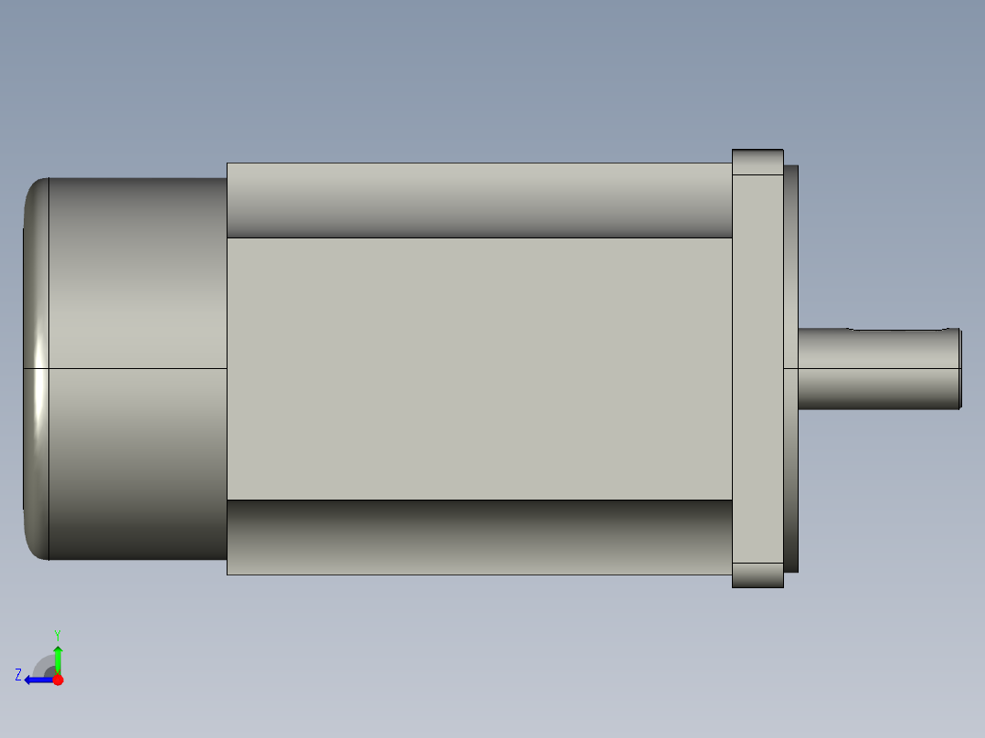 伺服电机MS-90ST(信捷)右视图