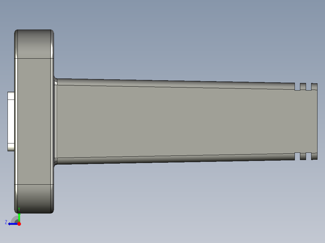 USB-C Type C AliExpress 母头 IO 前面板 PC 连接器接头右视图