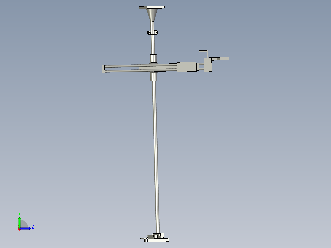 W2改造合并平衡臂组件左视图
