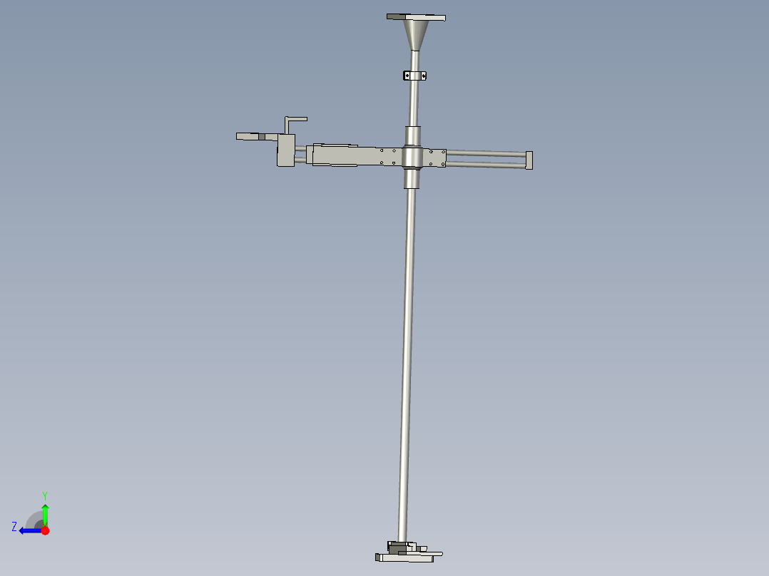 W2改造合并平衡臂组件右视图