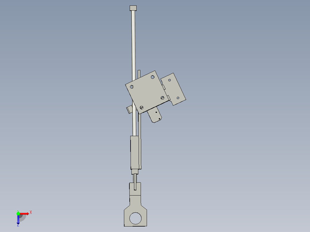 W2改造合并平衡臂组件俯视图