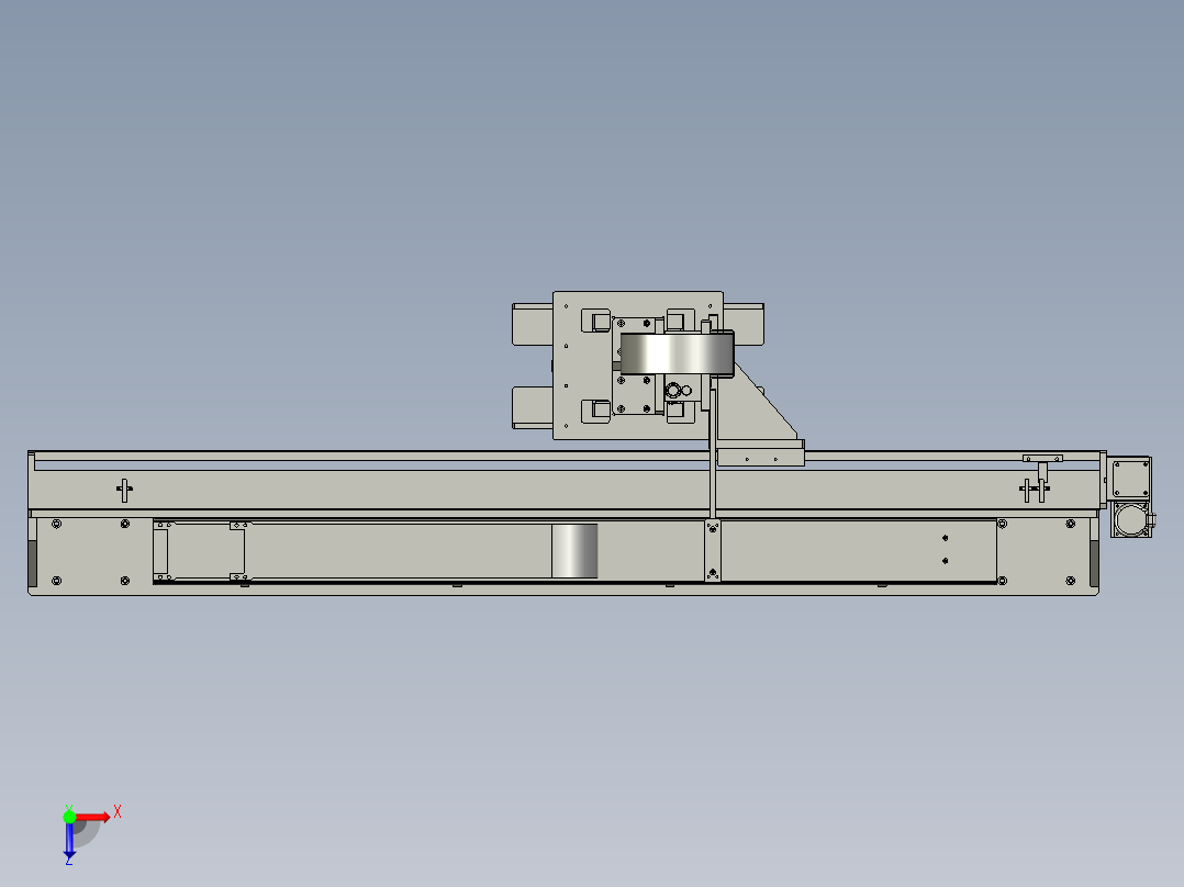 夹具电芯下料组件0俯视图