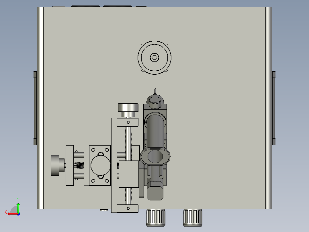 桌面台式内侧画圆硅胶注油机后视图