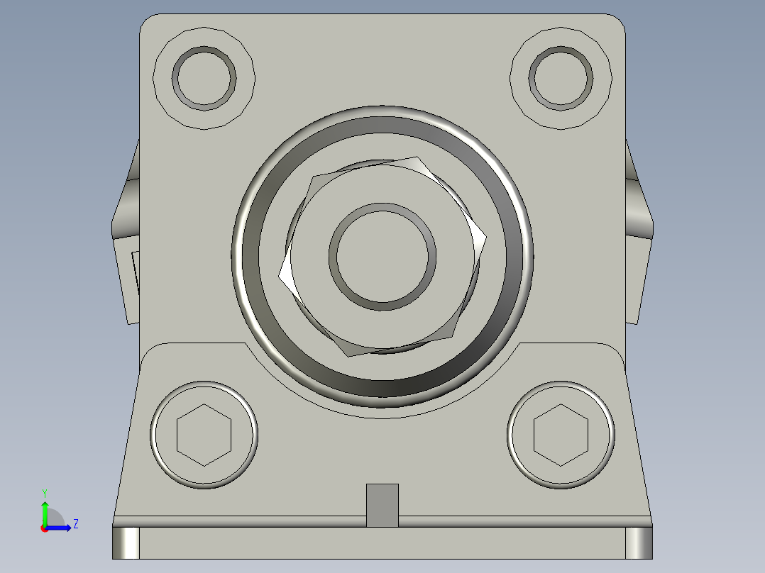 可调气缸SCJ32x50-30SLB(0030)+(CMSG-2)左视图