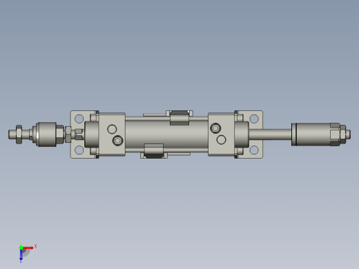 可调气缸SCJ32x50-30SLB(0030)+(CMSG-2)俯视缩略图