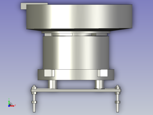 上套筒振动盘组件前视缩略图