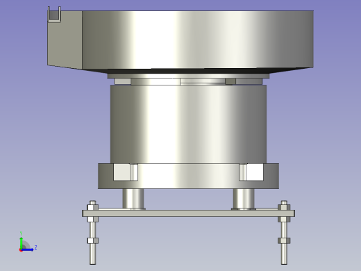 上套筒振动盘组件左视缩略图