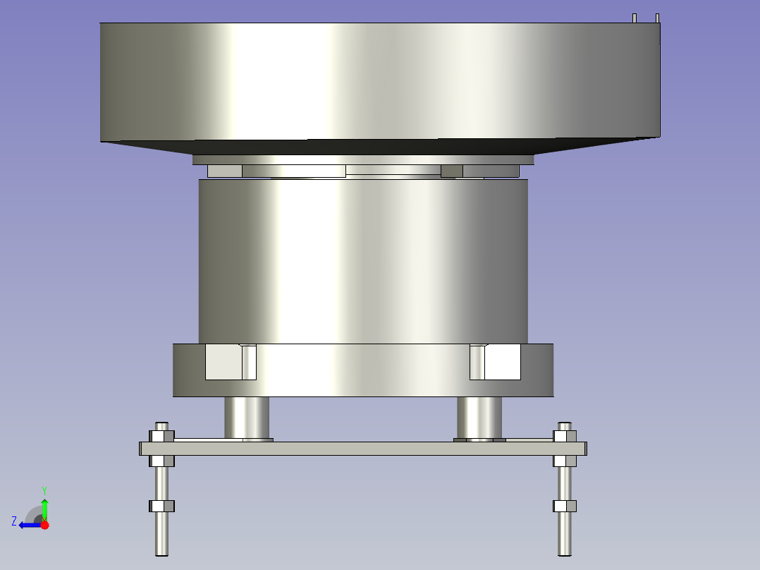 上套筒振动盘组件右视图