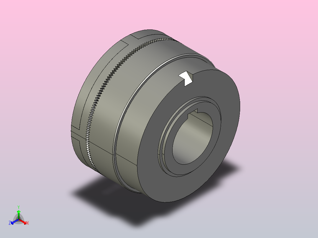 ESTC齿合式离合器[ESTC-200]主视图