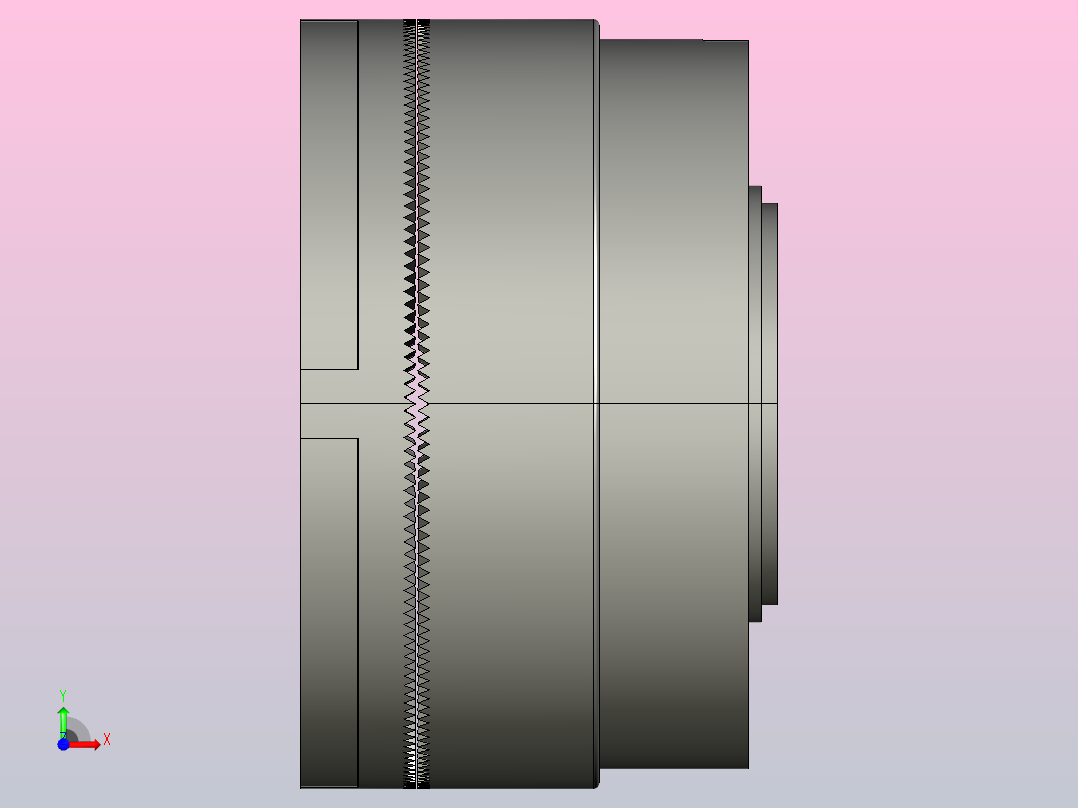 ESTC齿合式离合器[ESTC-200]前视图