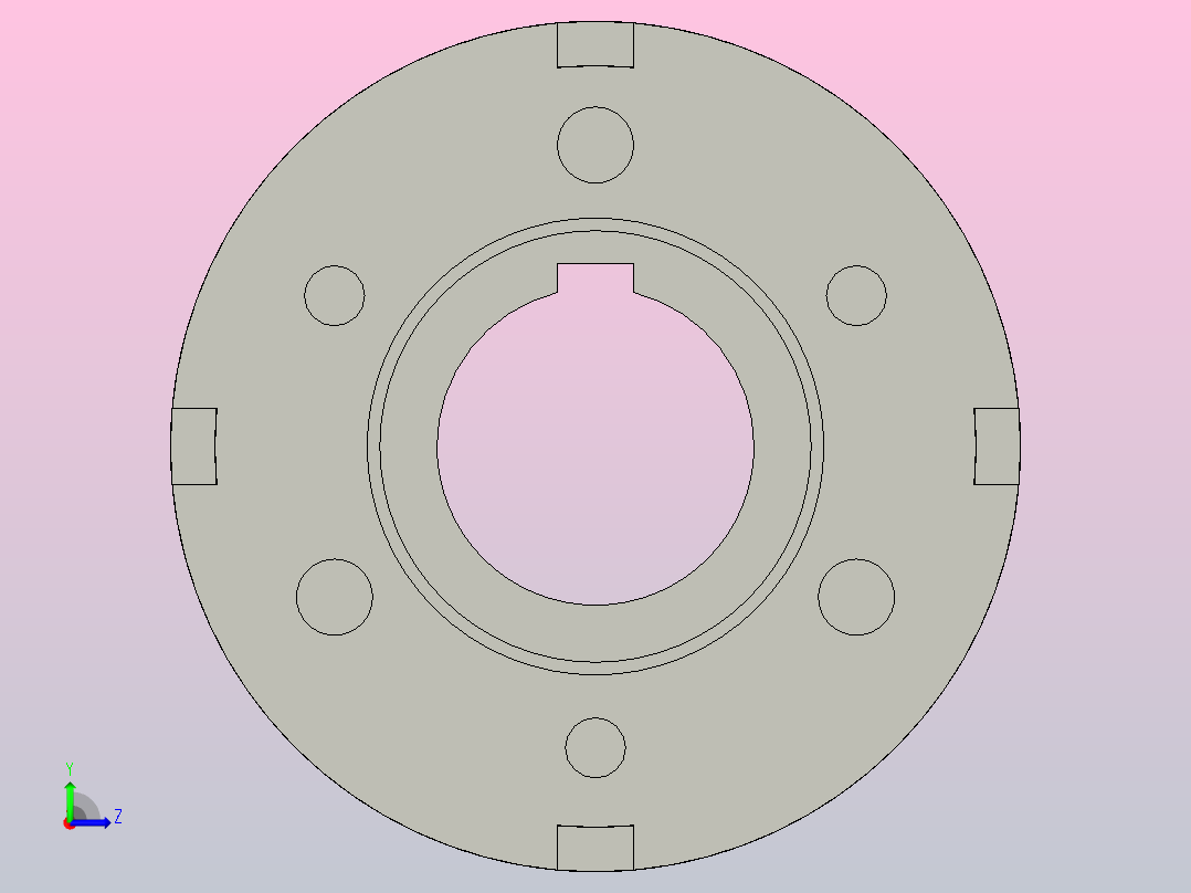 ESTC齿合式离合器[ESTC-200]左视图
