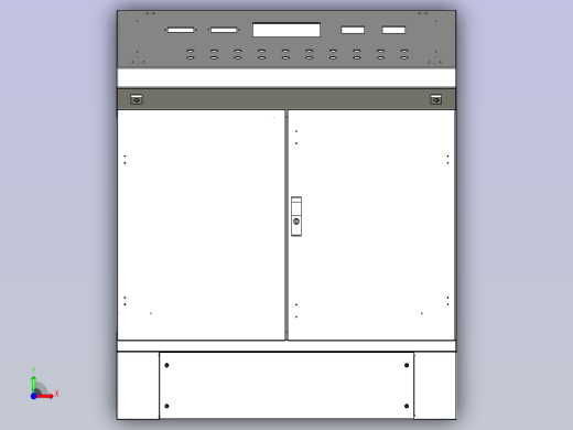 AP操作台三维模型前视缩略图