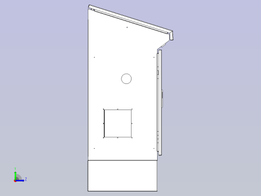 AP操作台三维模型左视缩略图