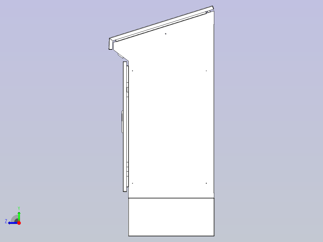 AP操作台三维模型右视图