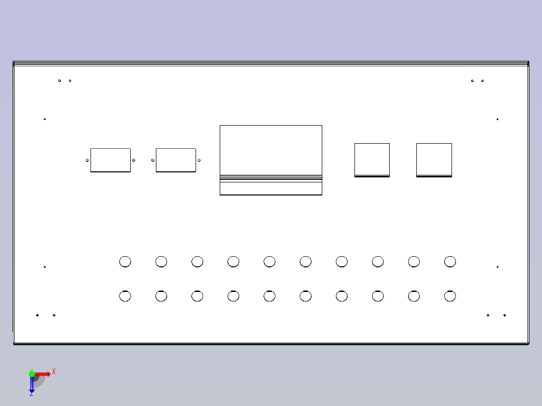 AP操作台三维模型俯视图