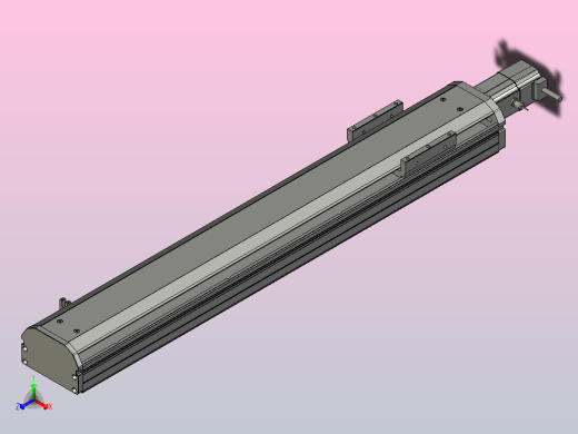 SYS12-BC-500-100W滚珠花健、支撑座、滚珠丝杠、交叉导轨、直线模组.STEP