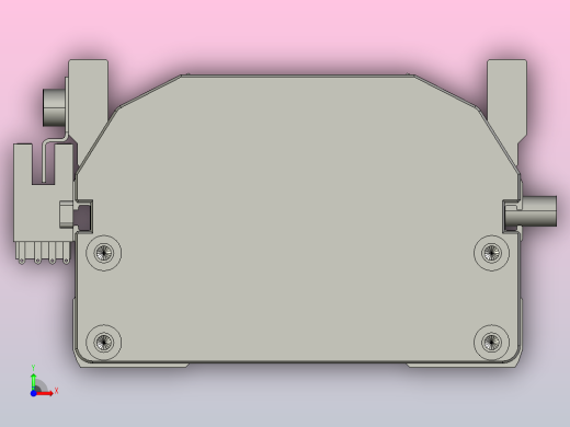 SYS12-BC-500-100W滚珠花健、支撑座、滚珠丝杠、交叉导轨、直线模组.STEP前视缩略图