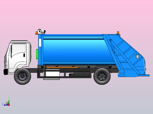 压缩式垃圾收集车右视缩略图