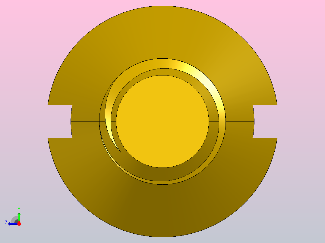 开槽半沉头螺钉M1-M10右视图