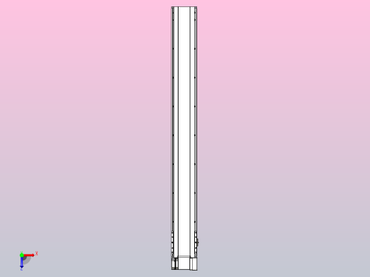 皮带直线轴半封闭可选导轨TPA-HNB-175D-140-L1450-RP-C-P75-N3俯视缩略图