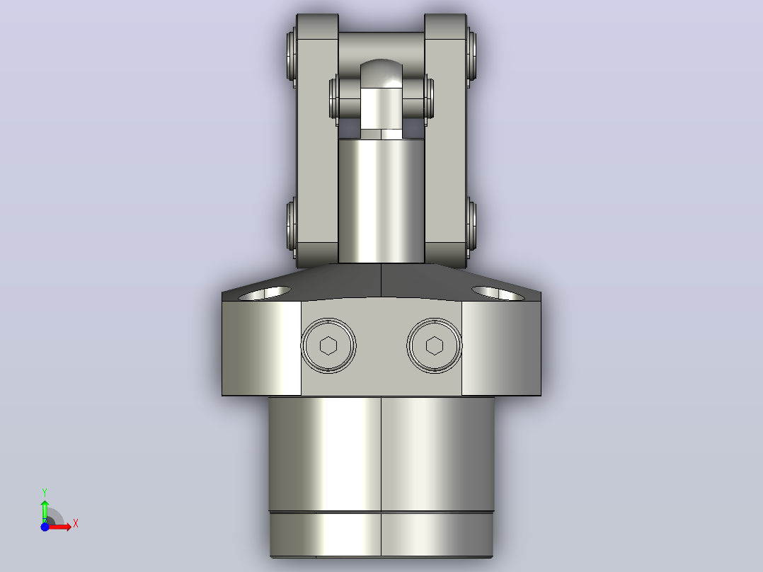 HTMA3200-2CC油压复动杠杆式夹紧器前视图