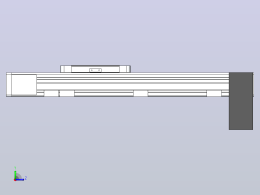 DMEB65-RDCR欧规同步带模组直线模组（电机右下折）[DMEB65-L15S300-DT400-C2U-RDCR]左视缩略图