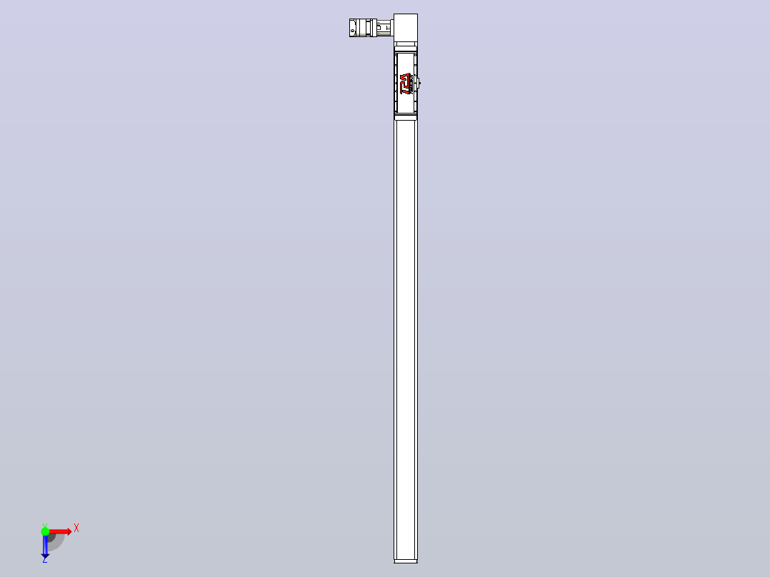 伺服电机集成皮带传动直线执行器TPA-OCB-120-224-L2050-DR-J90-N3..zip.zip俯视图